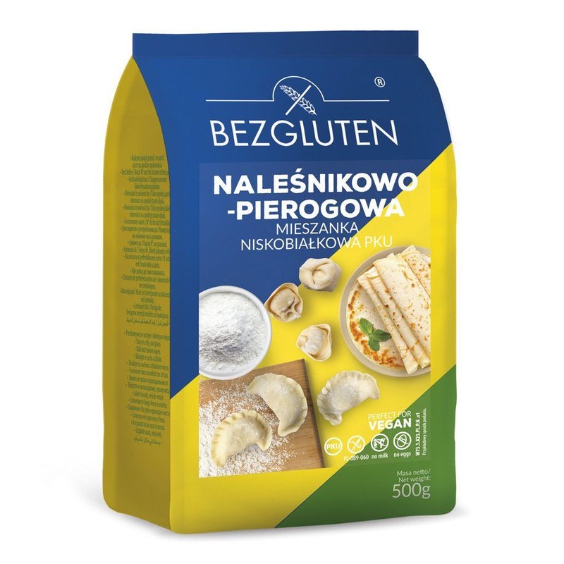 Mix naleśnikowo pierogowy niskobiałkowy PKU Bezgluten 500 g