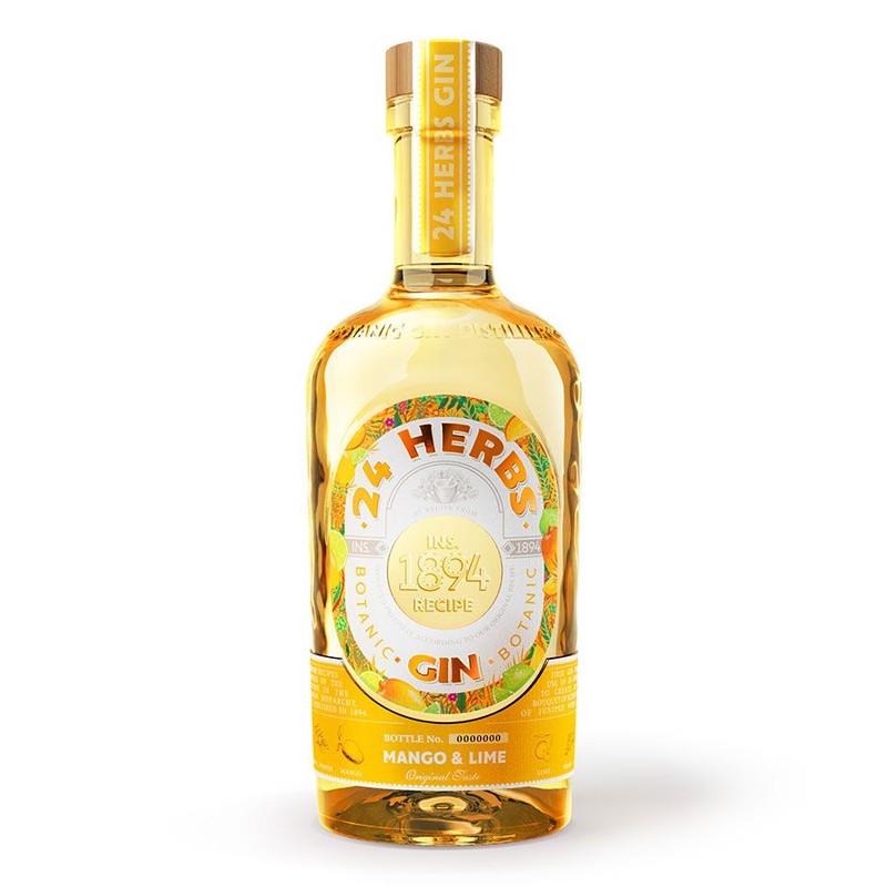 Gin Mango&Lime alk. 40,0% obj. 24 Herbs 700 ml