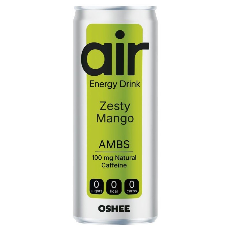 Gazowany napój energetyzujący o smaku mango  OSHEE AIR 250 ml