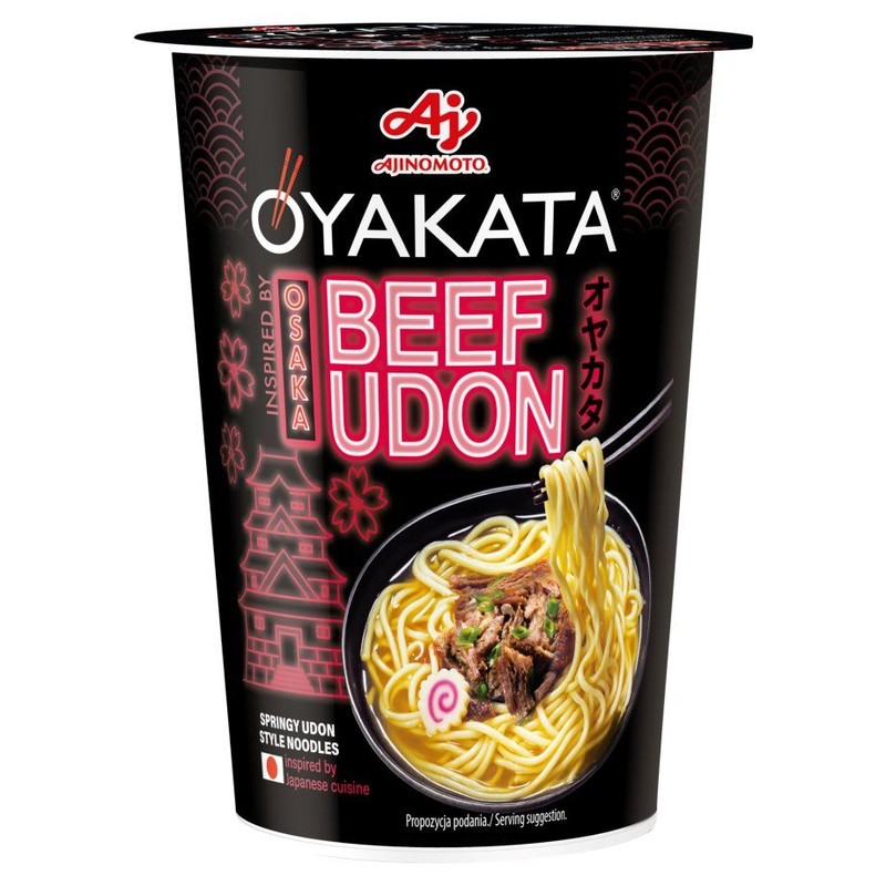 Oyakata Zupa błyskawiczna Beef Udon   Ajinomoto 70 g