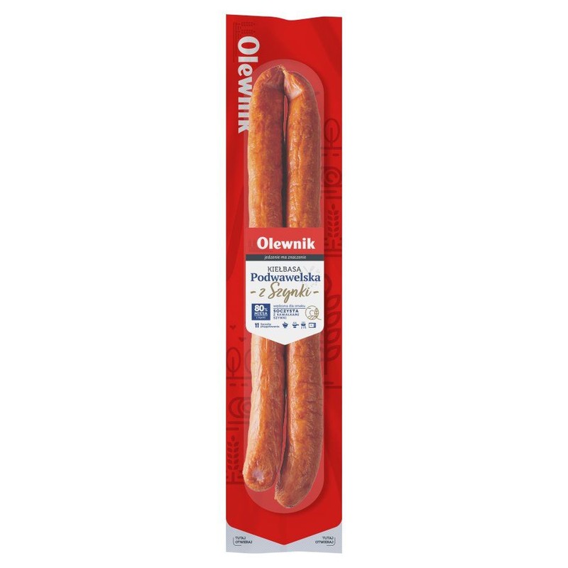 Kiełbasa podwawelska z szynki Olewnik 400 g