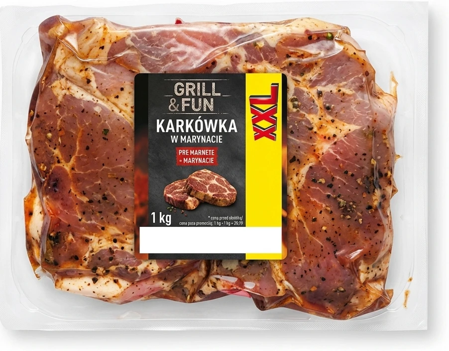 GRILL&FUN Karkówka wieprzowa w marynacie, XXL