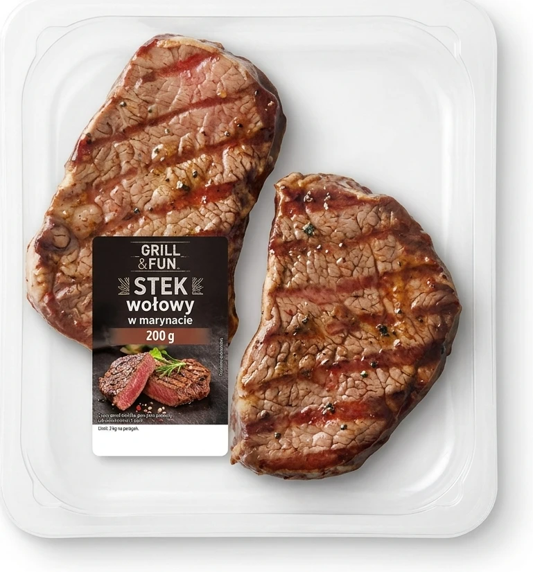 Stek wołowy w marynacie GRILL&FUN