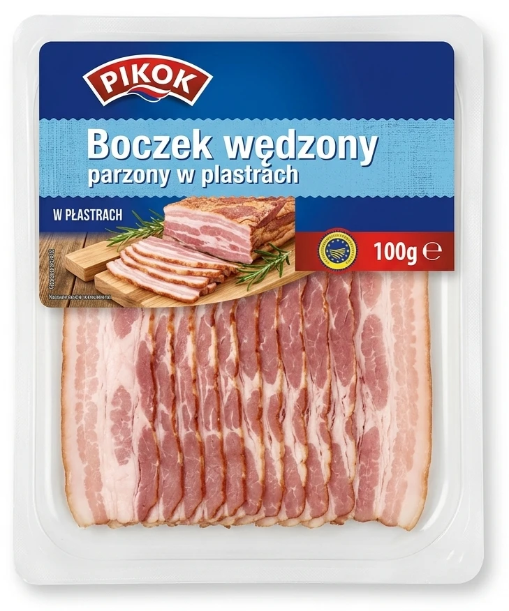 PIKOK Boczek parzony w plastrach