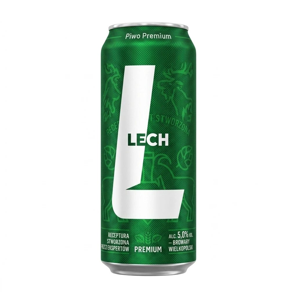 Piwo Lech premium 0,5l 5% puszka