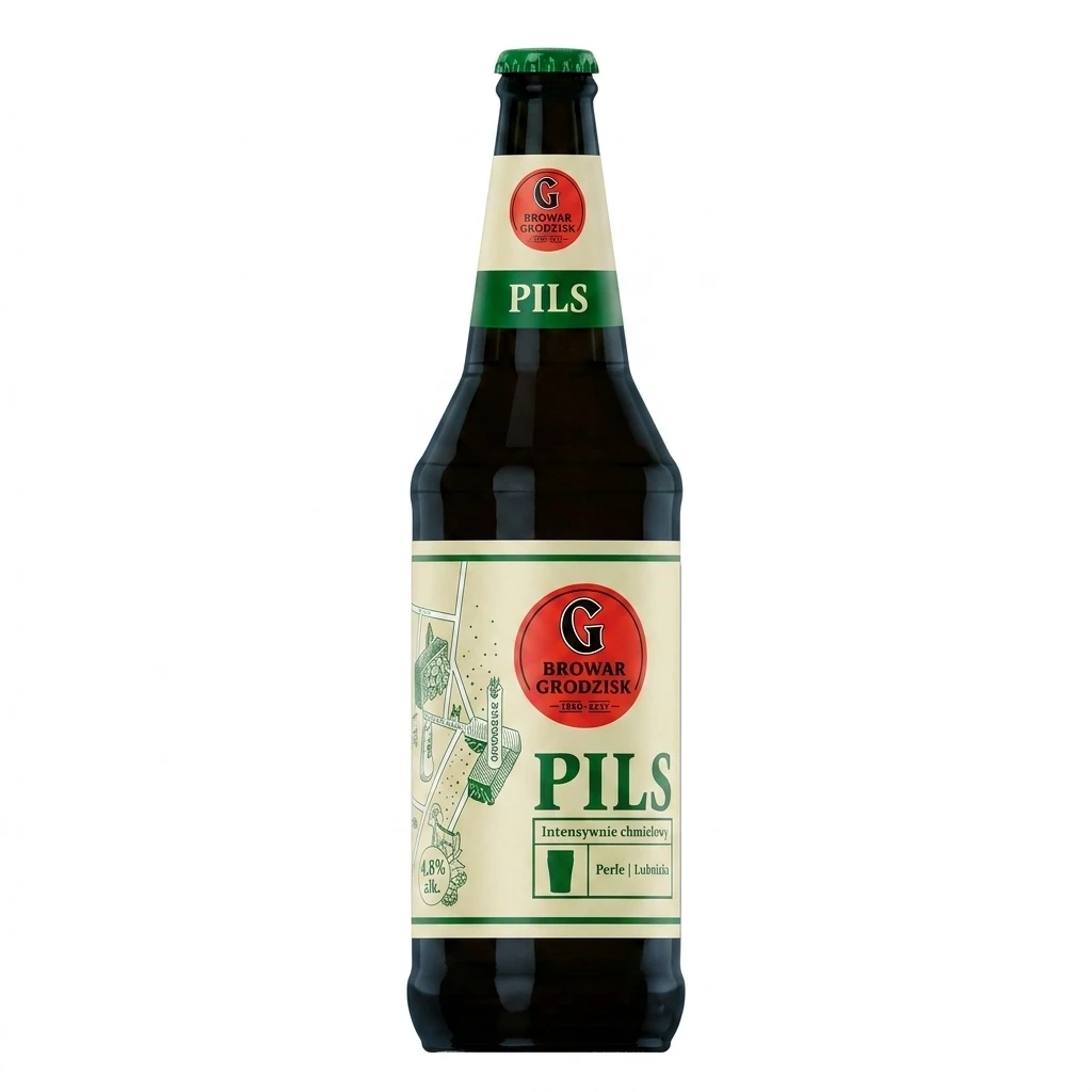 Piwo Grodziskie pils 0,5l 4,8% but. zw.