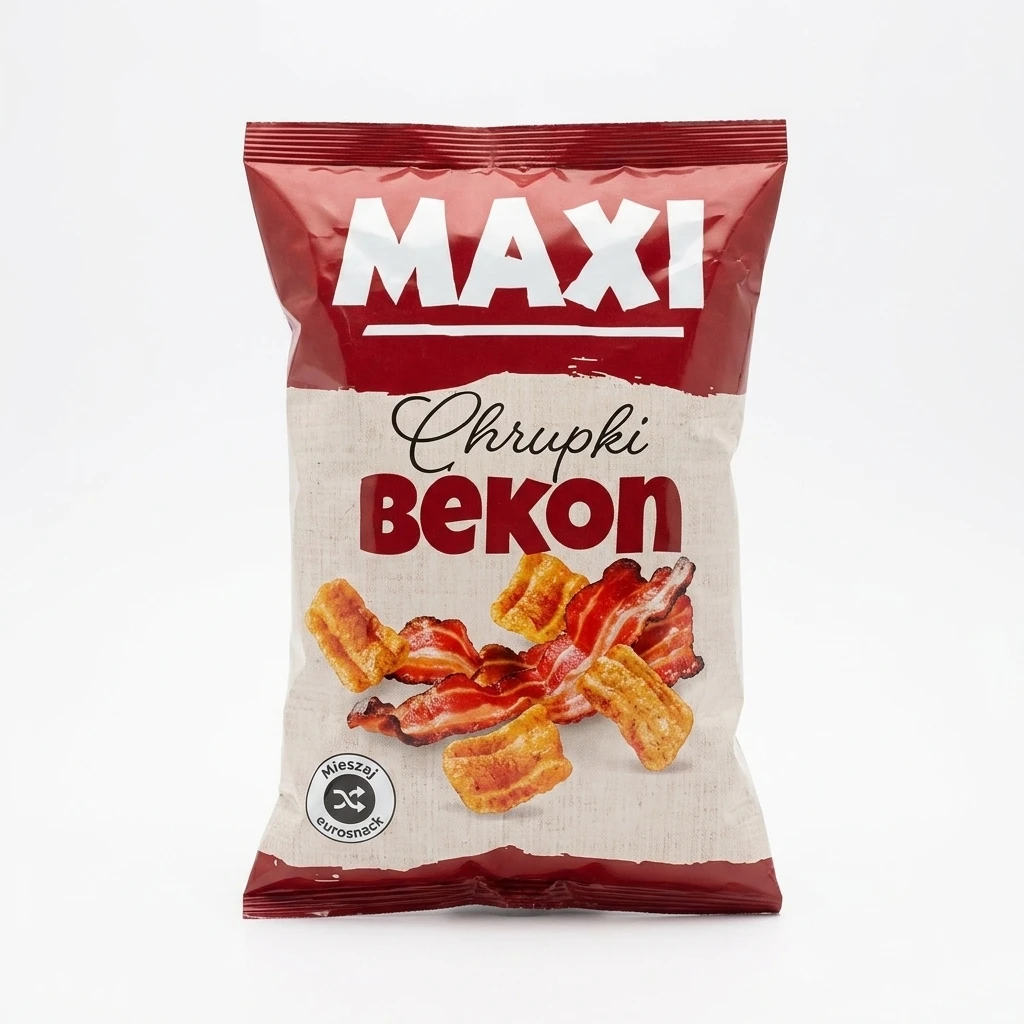 Chrupki Maxi o smaku bekonowym Eurosnack 130g