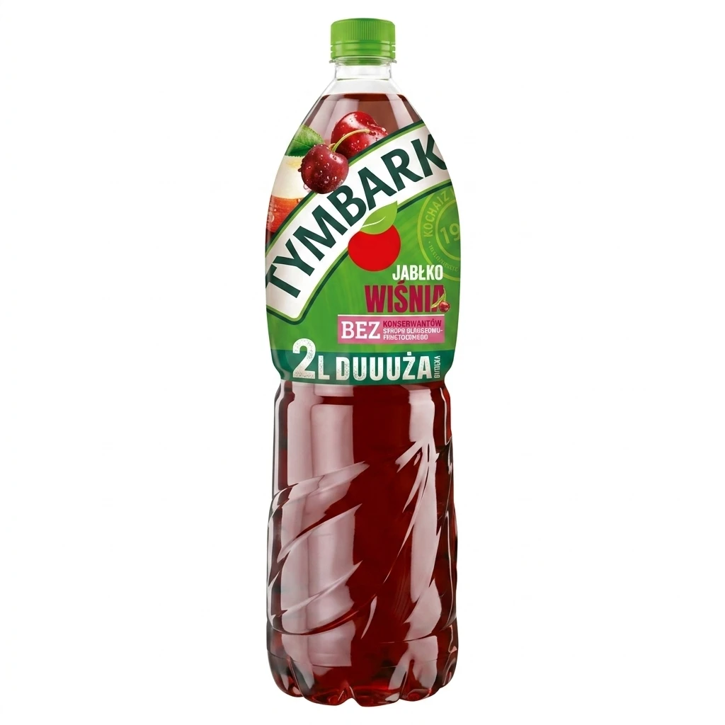Napój Niegaz. Jabłko Wiśnia Tymbark Aseptic 2l