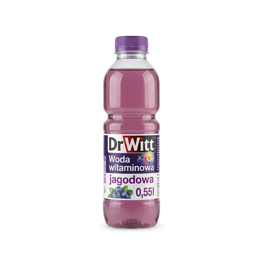 Woda witaminowa jagodowa Dr Witt 0,55l
