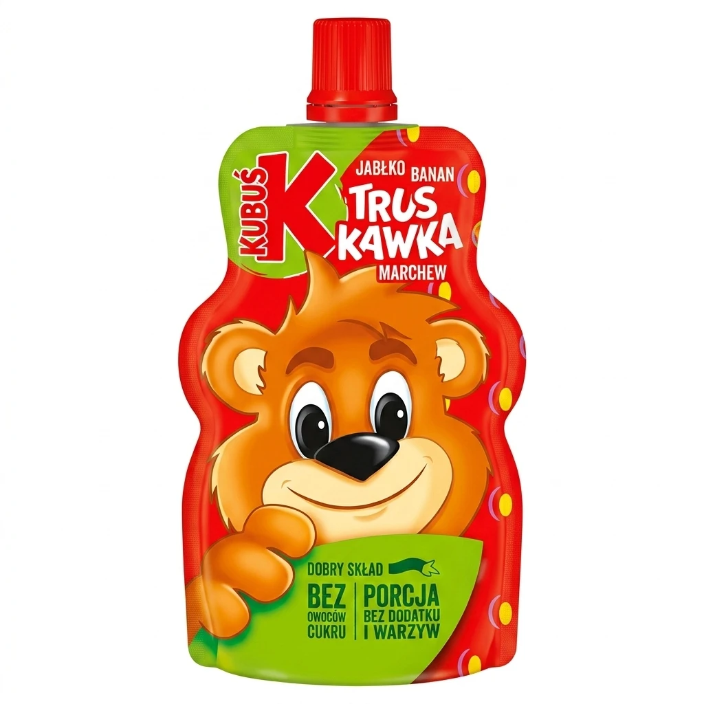 Mus marchew truskawka Kubuś 100g