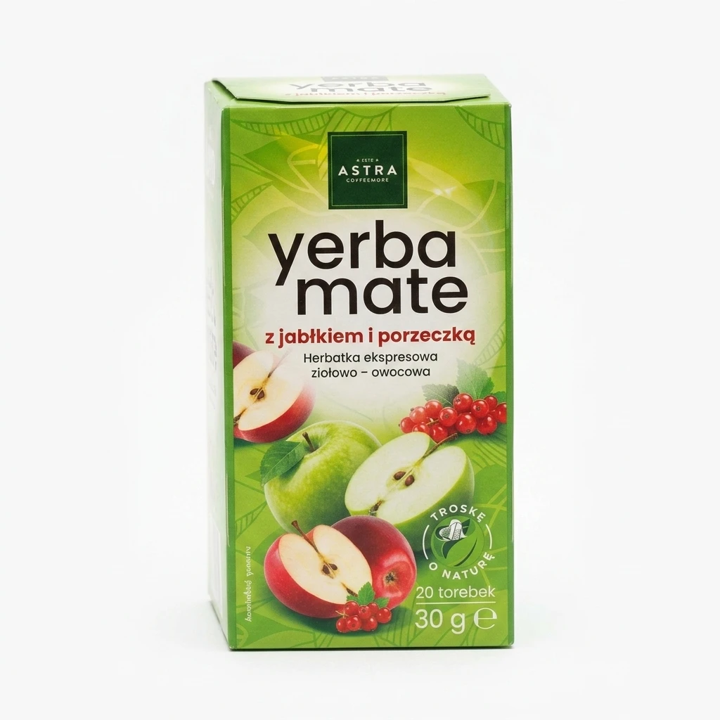 Herbatka yerba mate z jabłk i porze Astra 20x1,5g