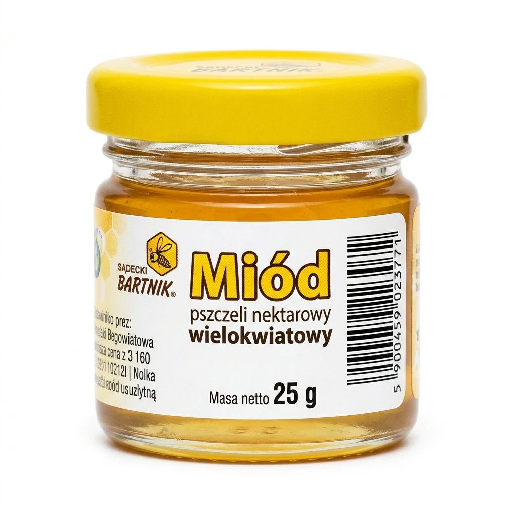 Miód wielokwiatowy Sądecki Bartnik 25g
