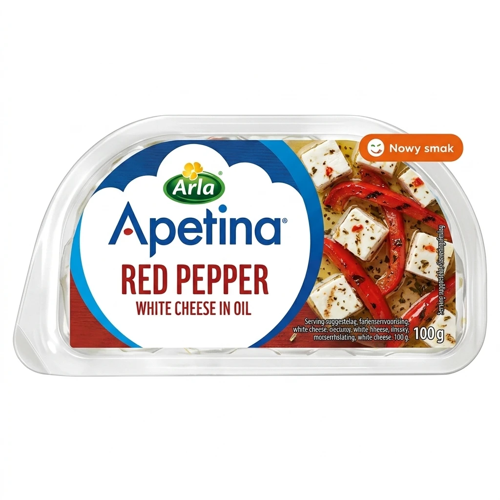 Ser z pieczoną papryką snack Apetina 100g