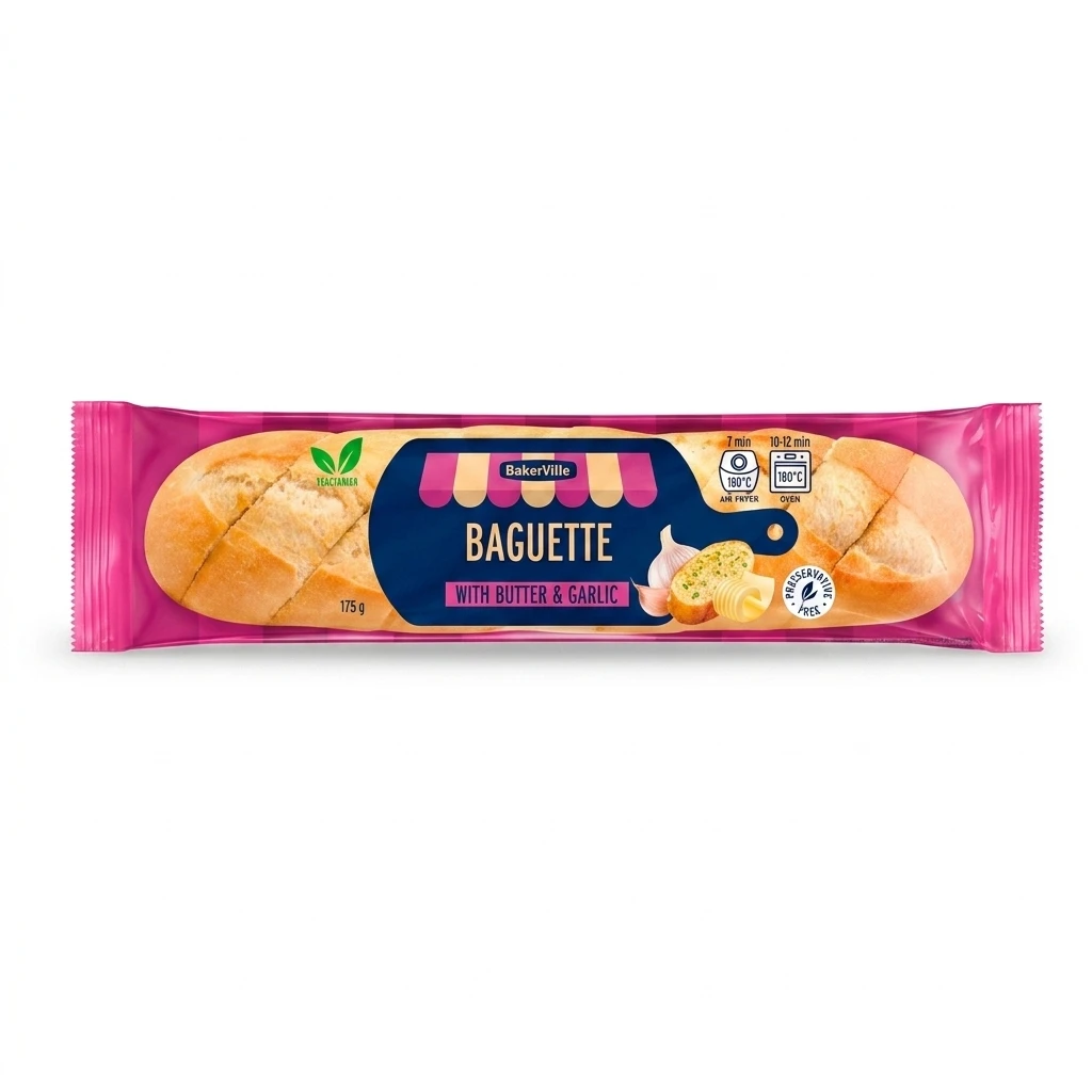 Bagietka z masłem i czosnkiem Aryzta Polska 175g