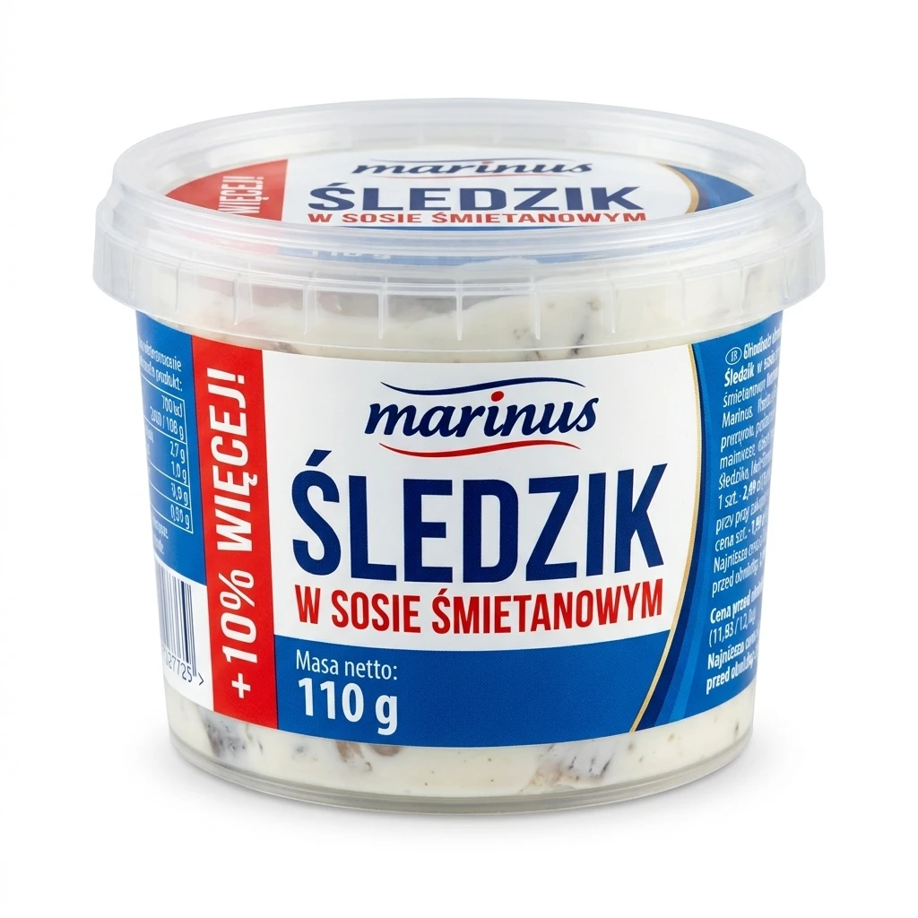 Śledzik w sosie śmietanowym Marinus 110g