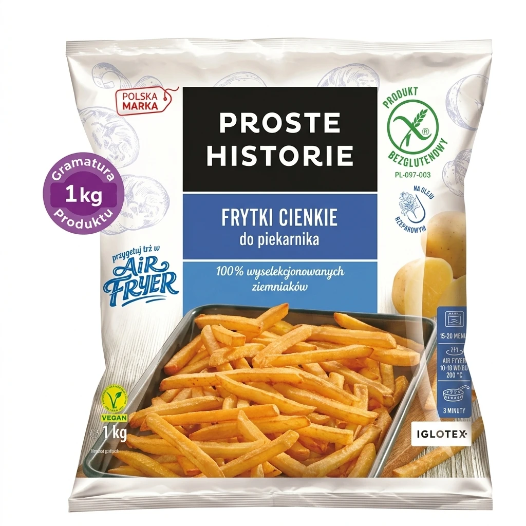 Frytki cienkie do piekarnika Proste Historie 1kg