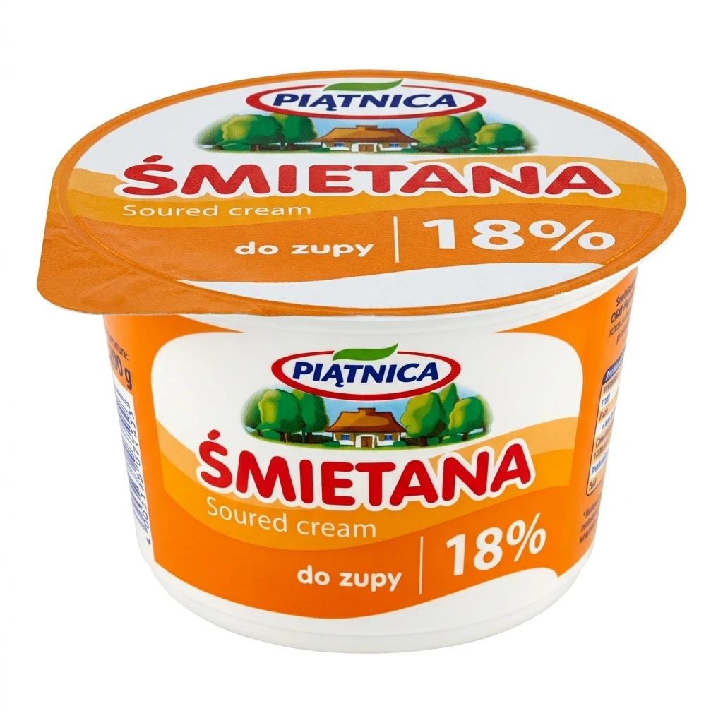 Śmietana 18% OSM Piątnica 200g