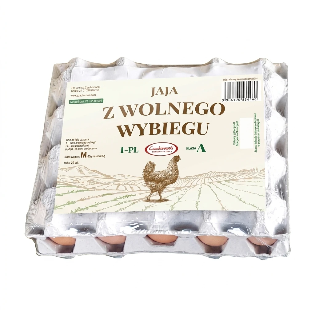 Jaja świeże M wolny wybieg Czachorowski 20szt