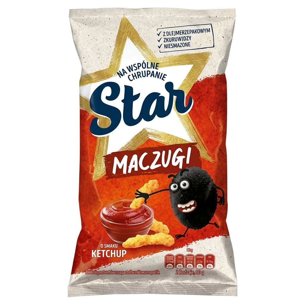 Chrupki Maczugi ketchup Star 80g
