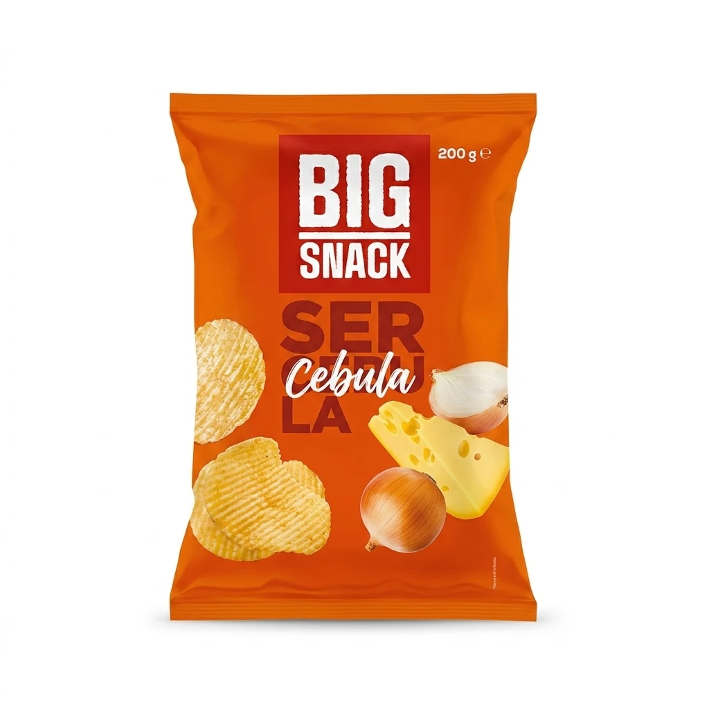 Chipsy ser cebula Big Snack 200g