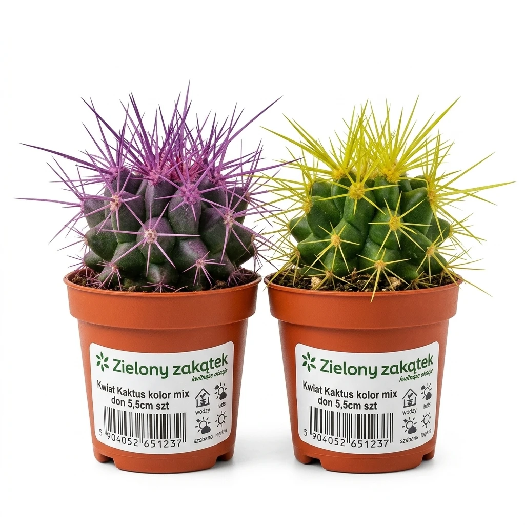 Kwiat Kaktus kolor mix don 5,5cm szt
