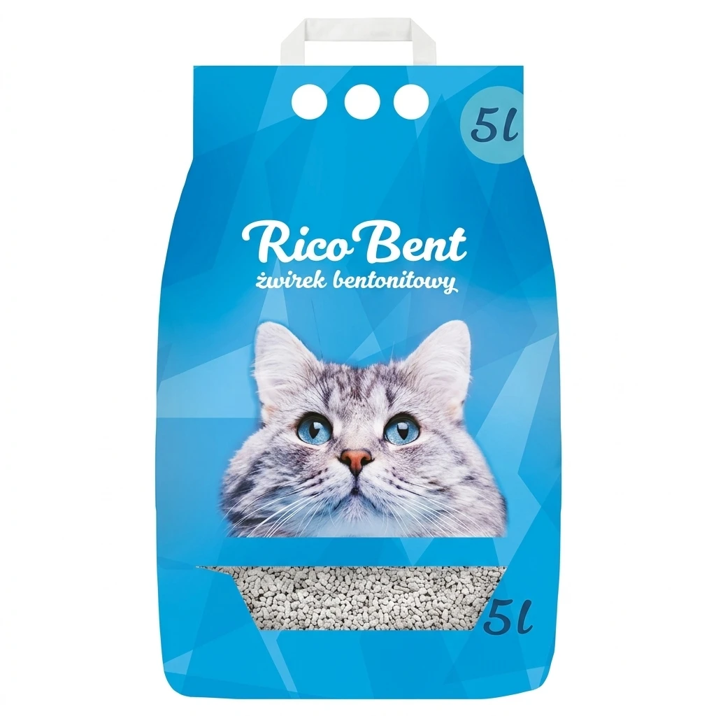 Żwirek dla kota bentonitowy Rico Bent 5l