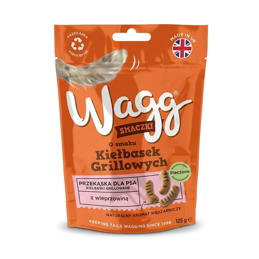 Przekąska dla psa kiełbaski grillowe Wagg 125g