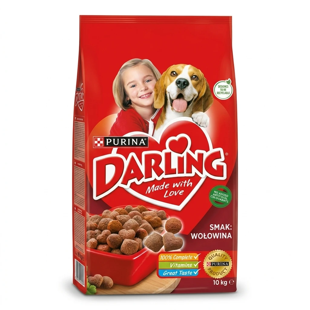 Karma dla psa sucha wołowina Darling 10kg