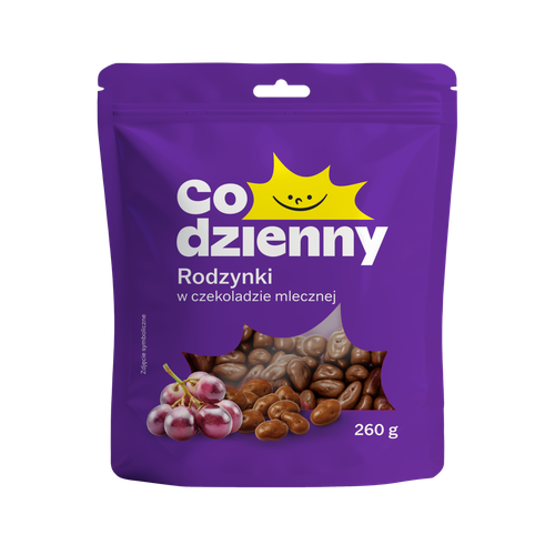 Rodzynki w czekoladzie mlecznej