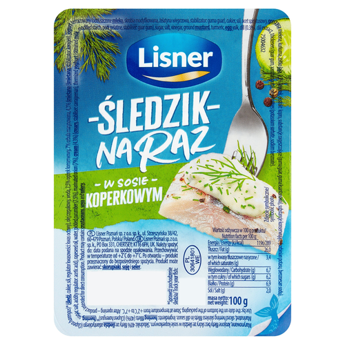 Śledzik na raz Lisner