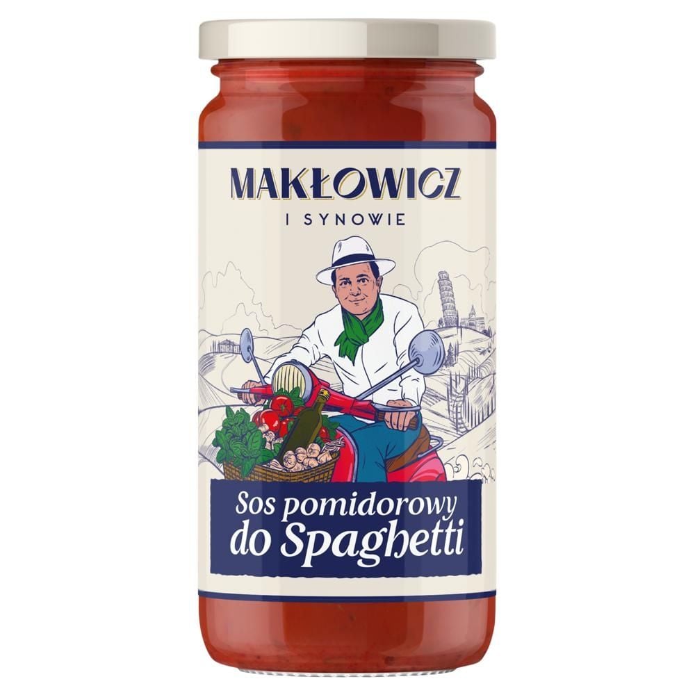 Makłowicz i Synowie Sos pomidorowy do spaghetti 400 g