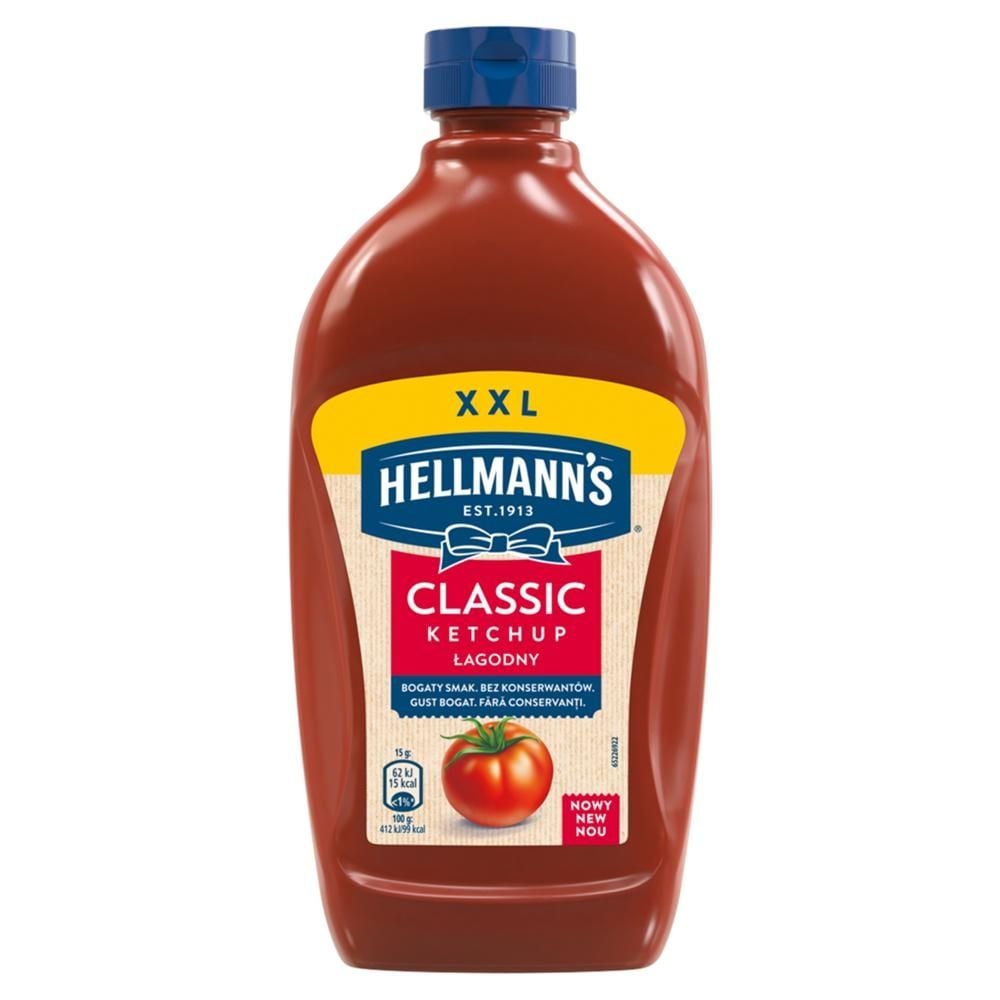 Hellmann's Classic XXL Ketchup łagodny 833 g
