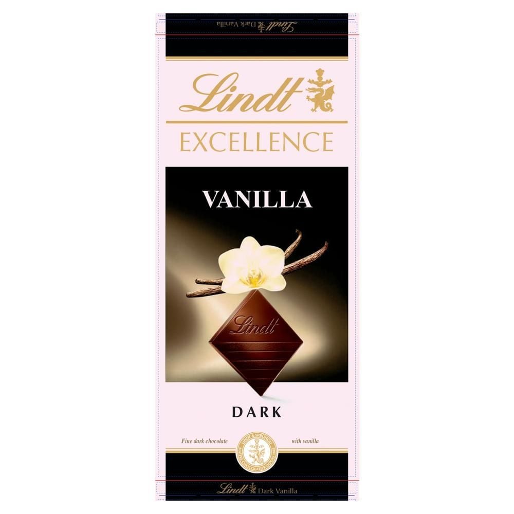 Lindt Excellence Czekolada gorzka z naturalnym aromatem wanilii 100 g