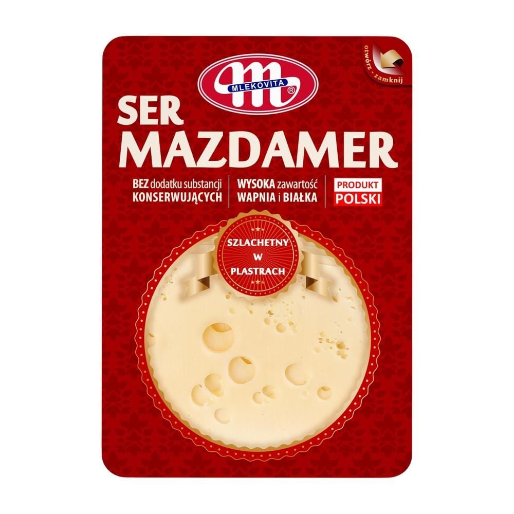 Mlekovita Ser Mazdamer plastry 150g