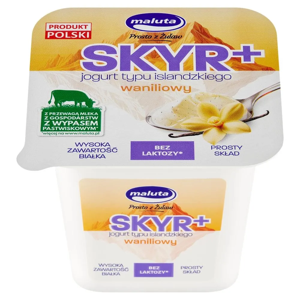 Maluta Skyr+ Jogurt typu islandzkiego waniliowy 200 g