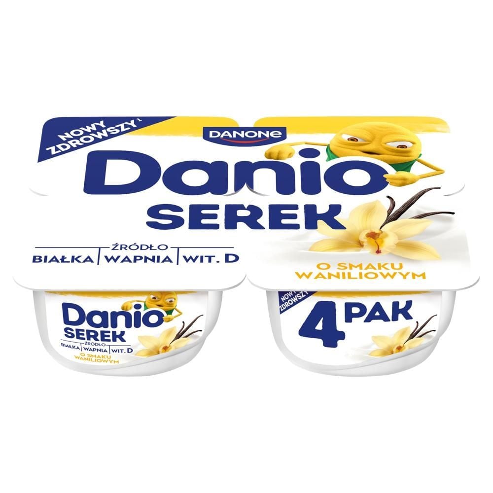 Danio Serek o smaku waniliowym 520 g (4 x 130 g)