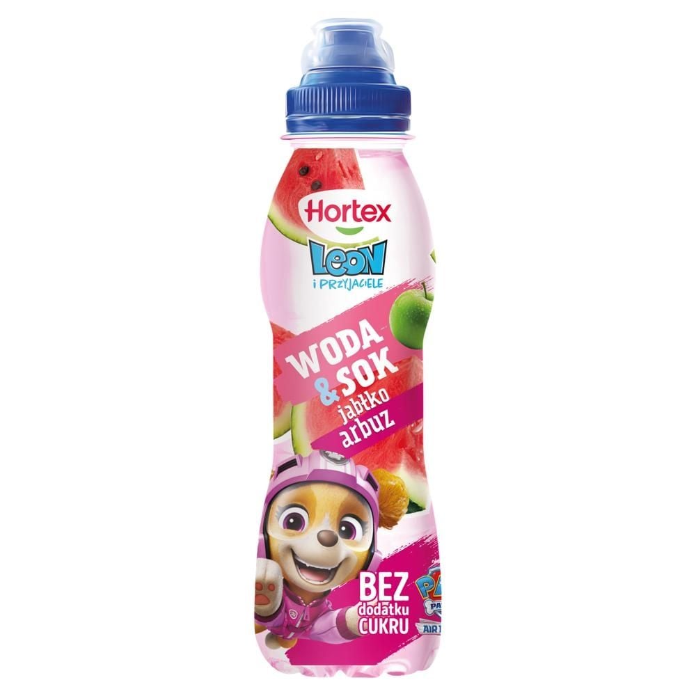 Hortex Leon i Przyjaciele Napój owocowy jabłko arbuz 400 ml