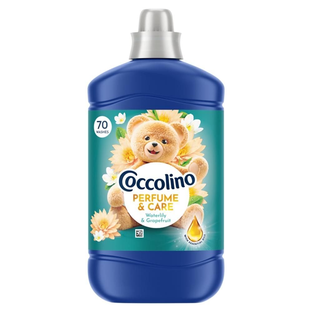 Coccolino Perfume & Care Waterlily & Grapefruit Płyn do płukania tkanin koncentrat 1610 ml (70 prań)