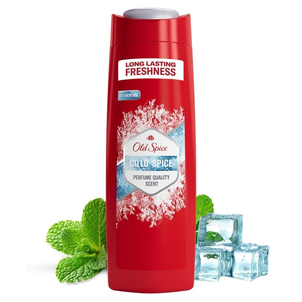 Old Spice Cold Spice Męski Płyn Do Kąpieli, Żel Pod Prysznic I Szampon 3 w 1 400 ml