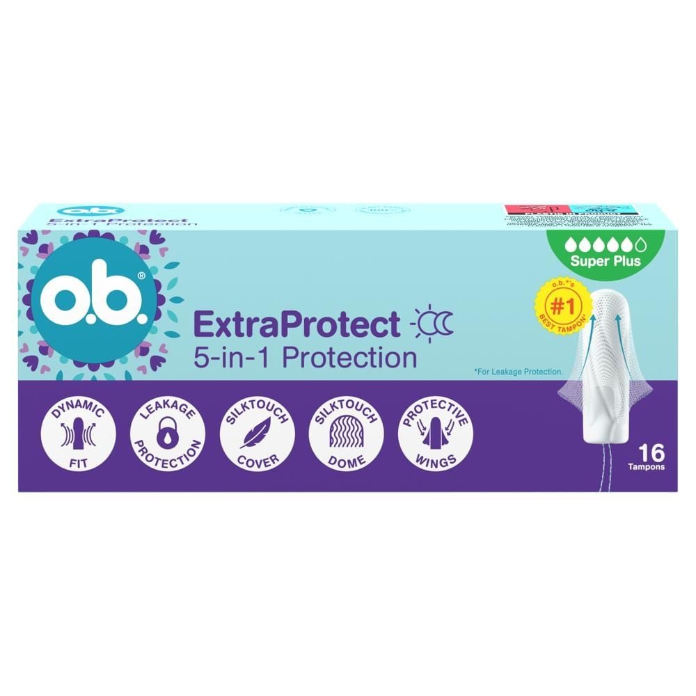 O.B. ExtraProtect Super Plus Tampony 16 sztuk