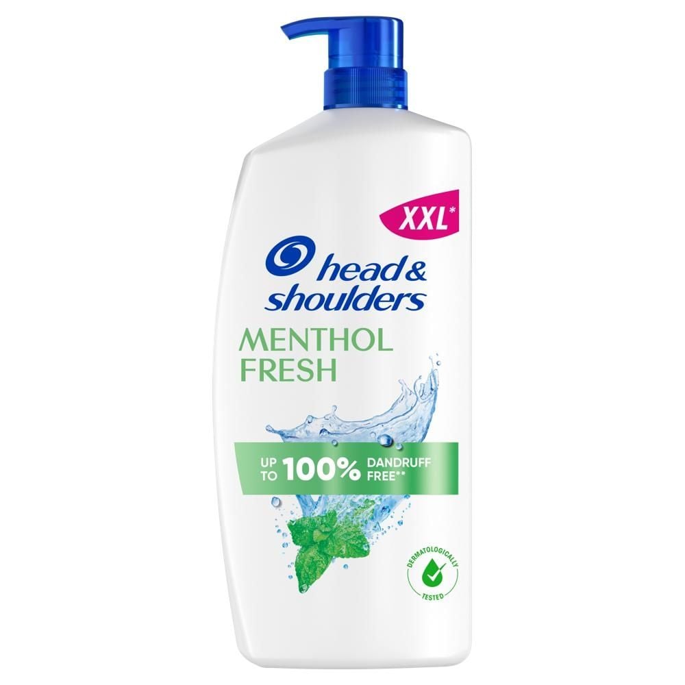 Head & Shoulders Menthol Fresh Codzienny Szampon Przeciwłupieżowy 800 ml z Pompką