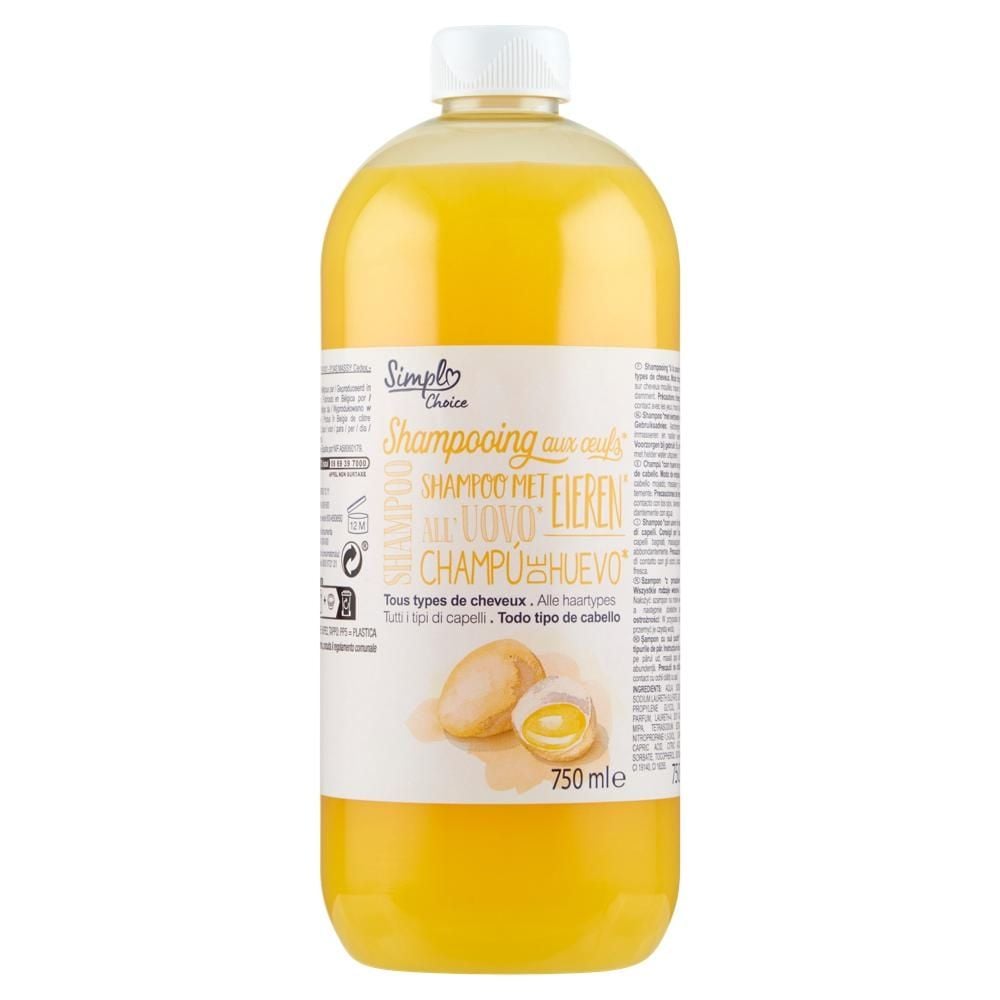 Simpl Choice Szampon z proszkiem jajecznym 750 ml