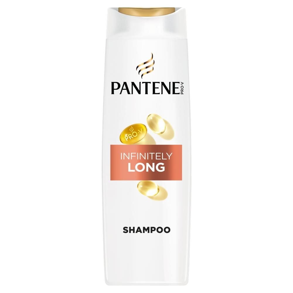 Pantene Pro-V Szampon Inifnitely Long | Wzmacnia i odżywia zniszczone włosy | 400 ml