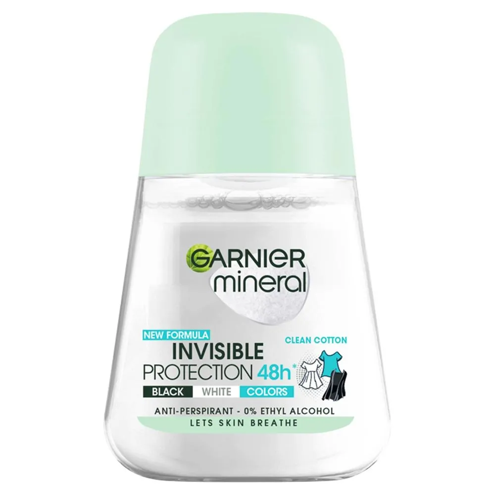 Garnier Mineral Invisible Clean Cotton Antyperspirant 50 ml