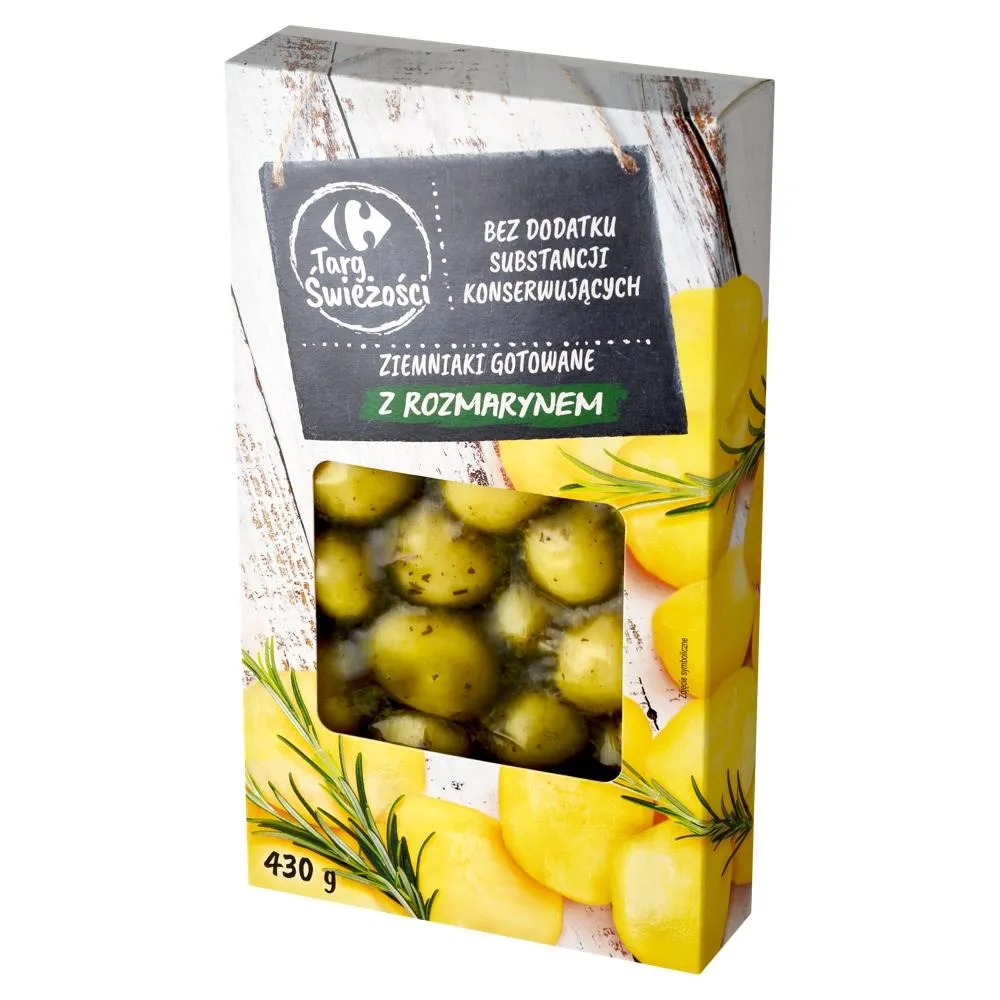 Carrefour Targ Świeżości Ziemniaki gotowane z rozmarynem 430 g