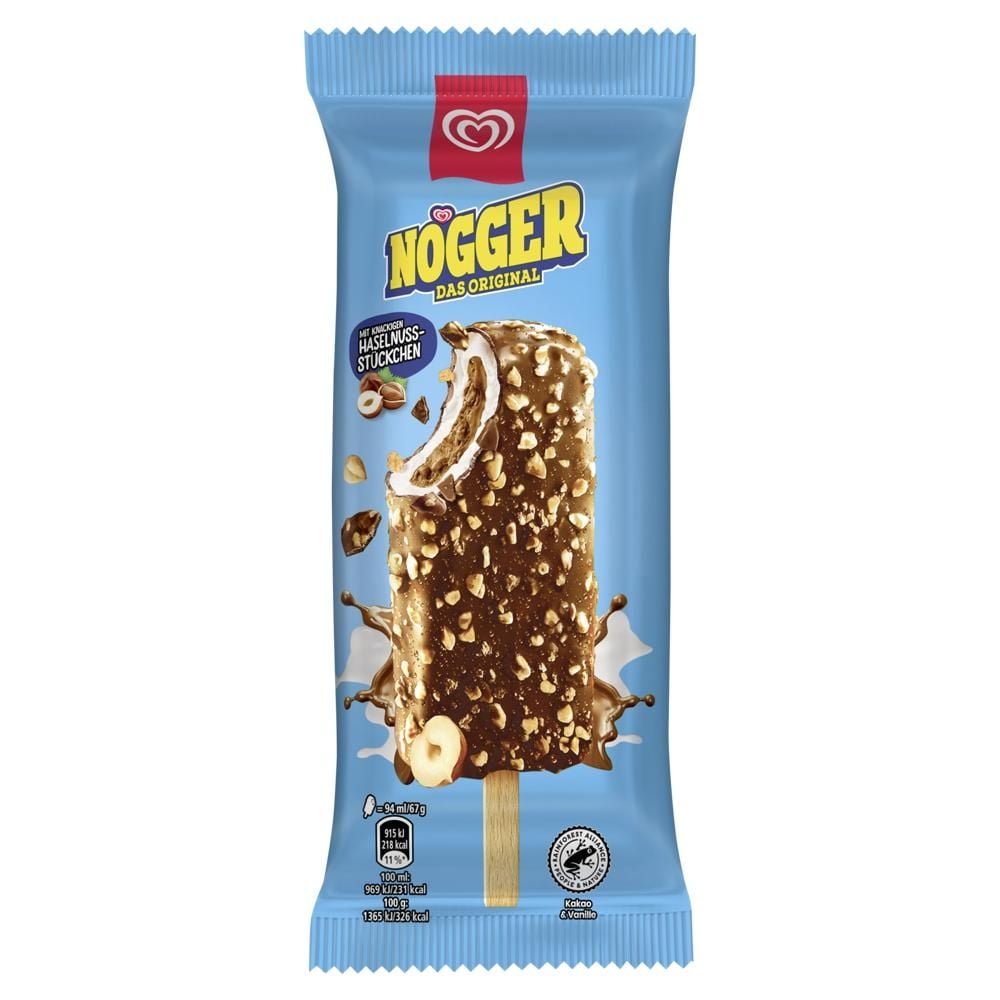 Nogger Lody waniliowe i lody kakaowe w polewie 94 ml
