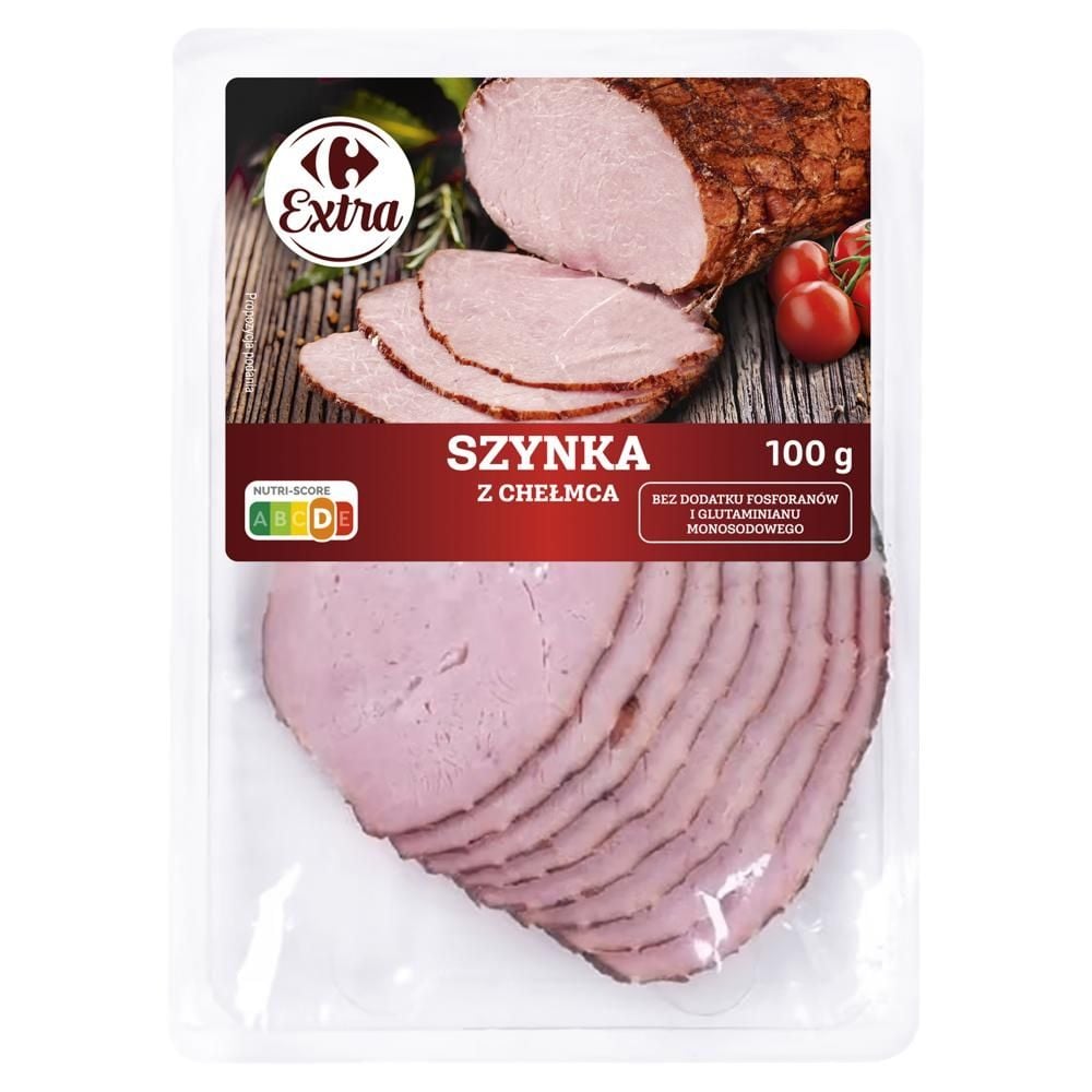Carrefour Extra Szynka z Chełmca 100 g
