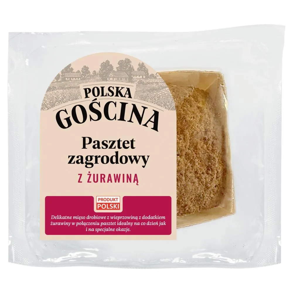 Polska gościna Pasztet zagrodowy z żurawiną 200 g