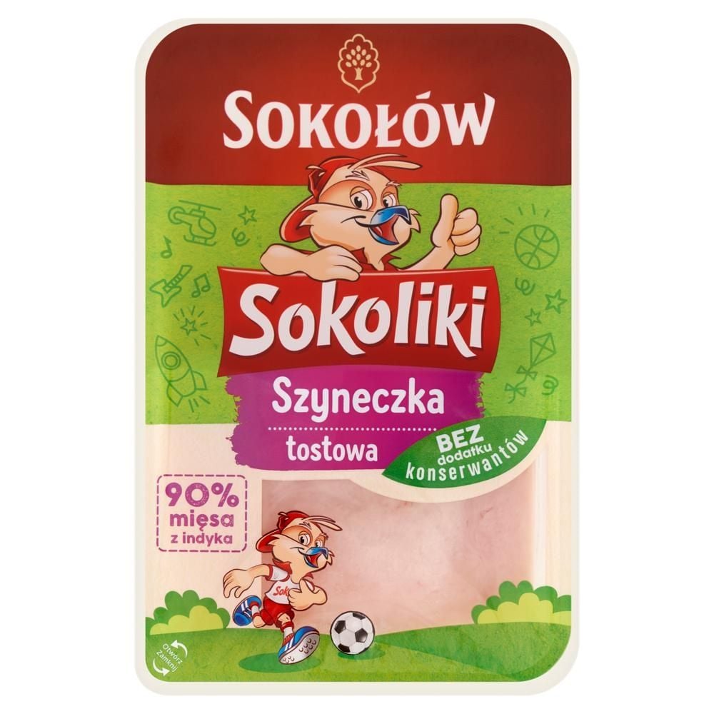 Sokołów Sokoliki Szyneczka tostowa 100 g