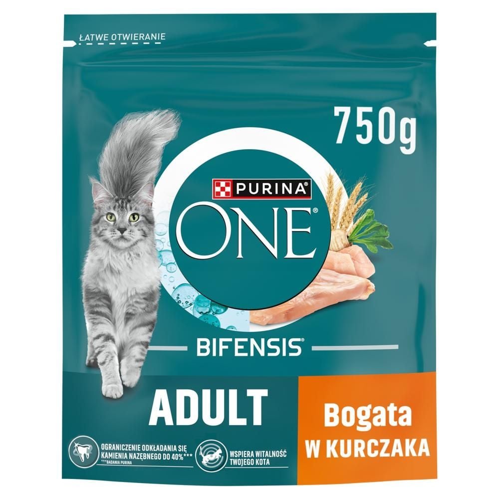 PURINA ONE Bifensis Adult Karma dla dorosłych kotów bogata w kurczaka 750 g